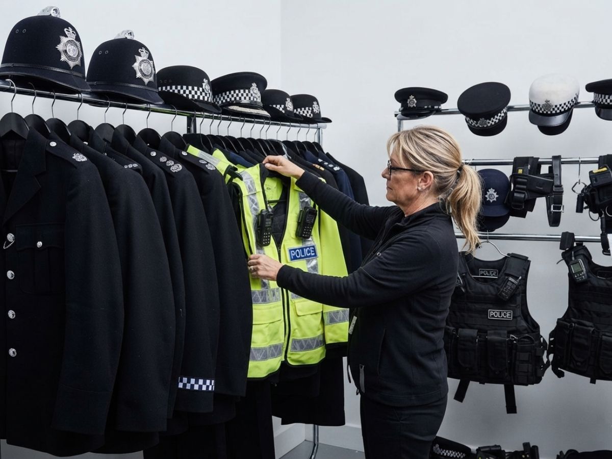 Police uniform hire collection for film and TV productions