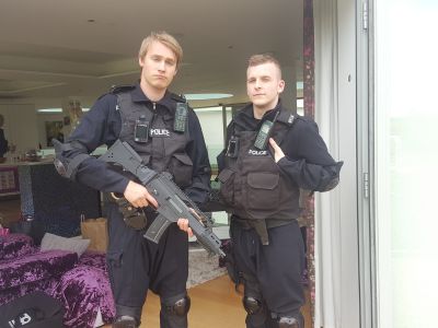 Police uniform hire for TV drama production